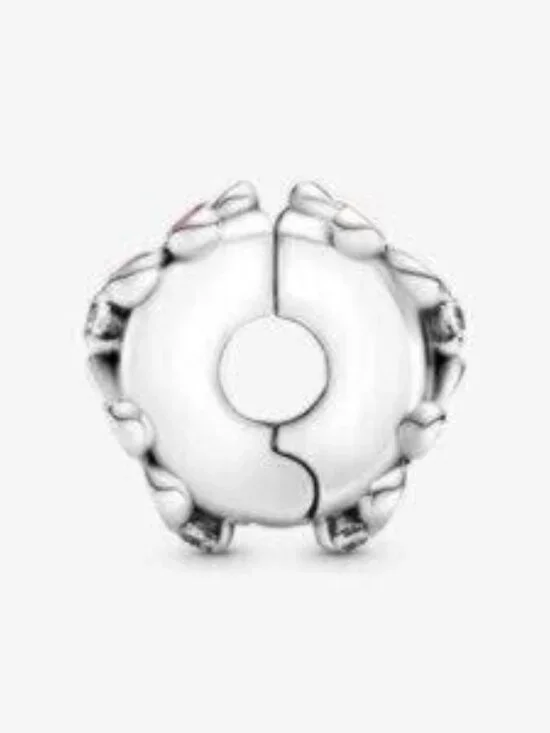 Pandora silver daisy clip-on charm - Picture 2 of 4